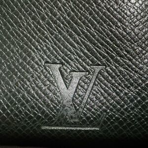 Louis Vuitton NWOT GreenTextured Leather Pouch